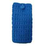 Crochet Mobile Phone Bag, Power Bank Case (Cove Blue)